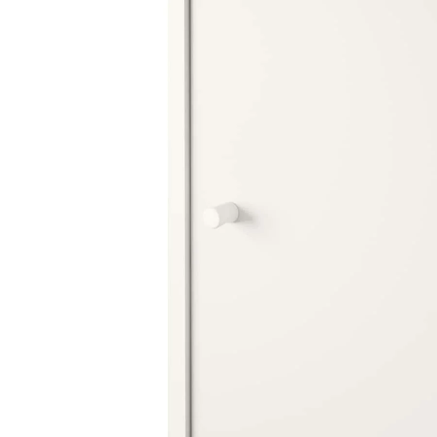 Armario muebles de dormitorio custom colors modern style 4 louvered doors durable wooden white closet wardrobe with 5 drawers