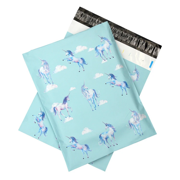 Custom Printed Dhl Tnt Ups Express Delivery Waterproof Postal Envelopes Brown polyester Mailing Bags