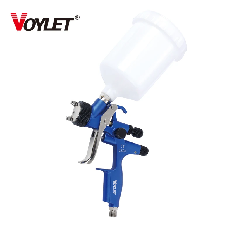 Профессиональный пистолет-распылитель Voylet LS20 HVLP с иглой из нержавеющей стали 1 3 мм пневматический помпоном 600CC