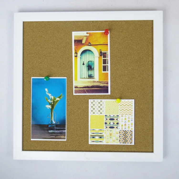 
Cork Board Bulletin Board With Push Pins 