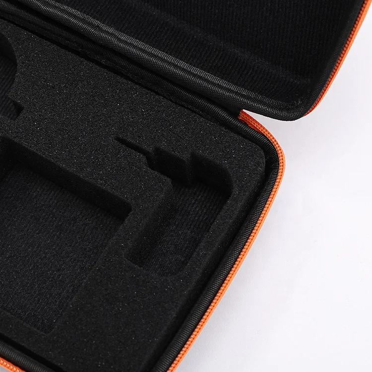 blue pu hard shell protective eva decorative camera bag case