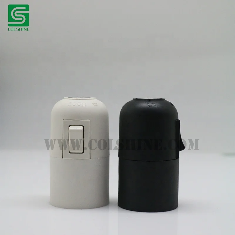 High Quality E27 European Lamp Socket Lampholder With Switch