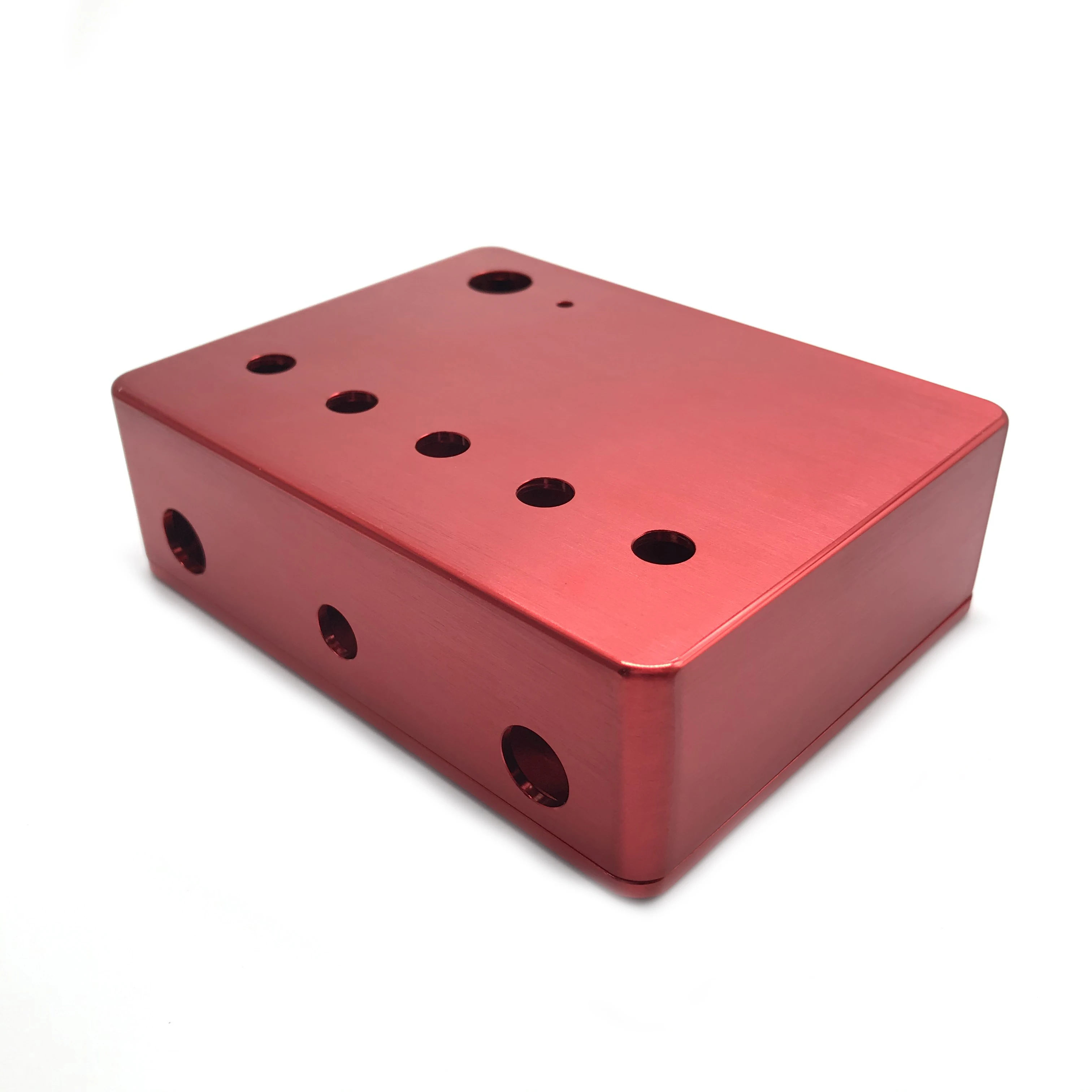 Custom CNC Machining Red Anodized Aluminum Waterproof Enclosure For Electronic Use