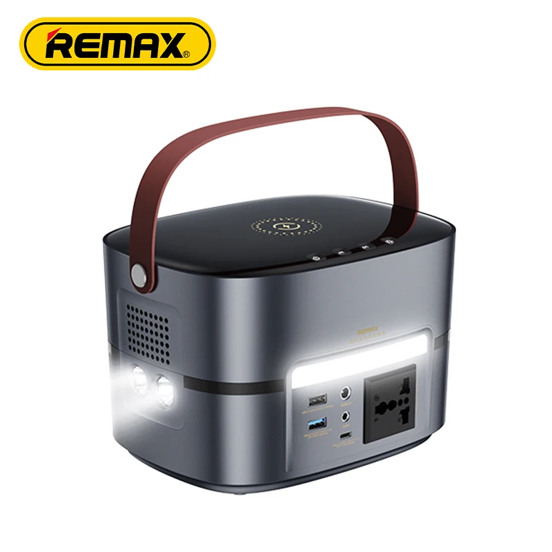 REMAX RPP-515 300W Digital Display Multifunctional Portable Power Station Fast Charging Power Bank 70000mAh with LED Light
