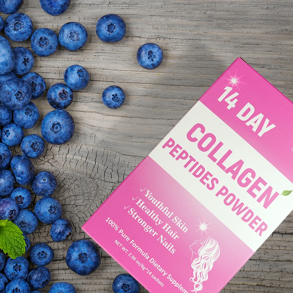 Chinaherbs OEM Collagen Solid Beverage Powder Pure Vegetarian Diet Friendly Gluten Free Collagen Peptid Powder