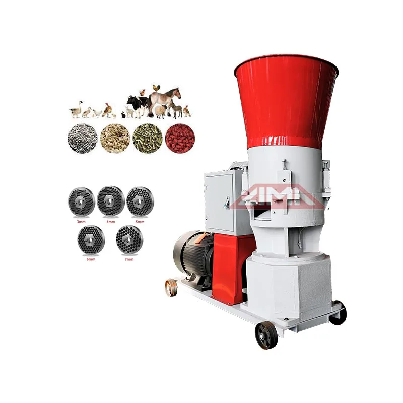 LIMA Automatic Chicken Cattle Pig Rabbit Cow Feed Processing Milling Equipment 200kg/H Animal Feed Pellet Machine India