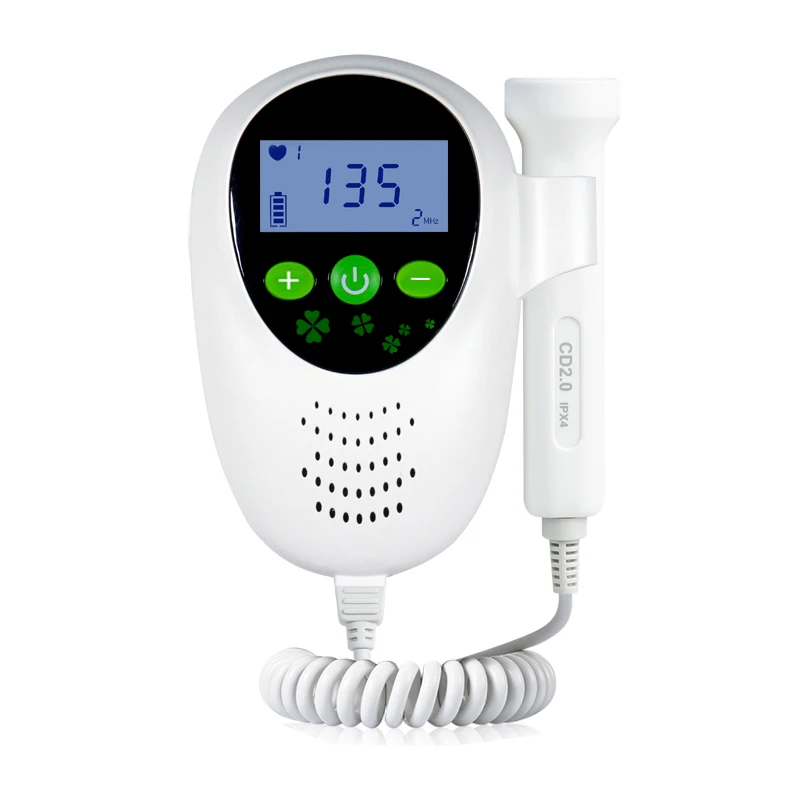 High efficiency ultrasonic detection of home use  handheld ffetal heart rate monitor