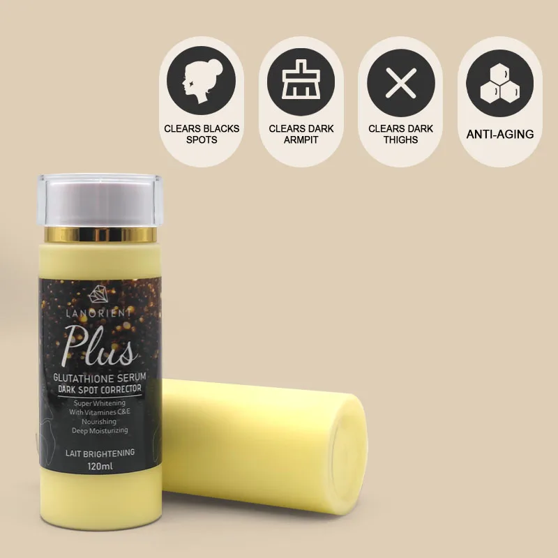 Private Label Gluta Max концентрированная отбеливающая и осветляющая сыворотка с L-глутатиона 120 мл