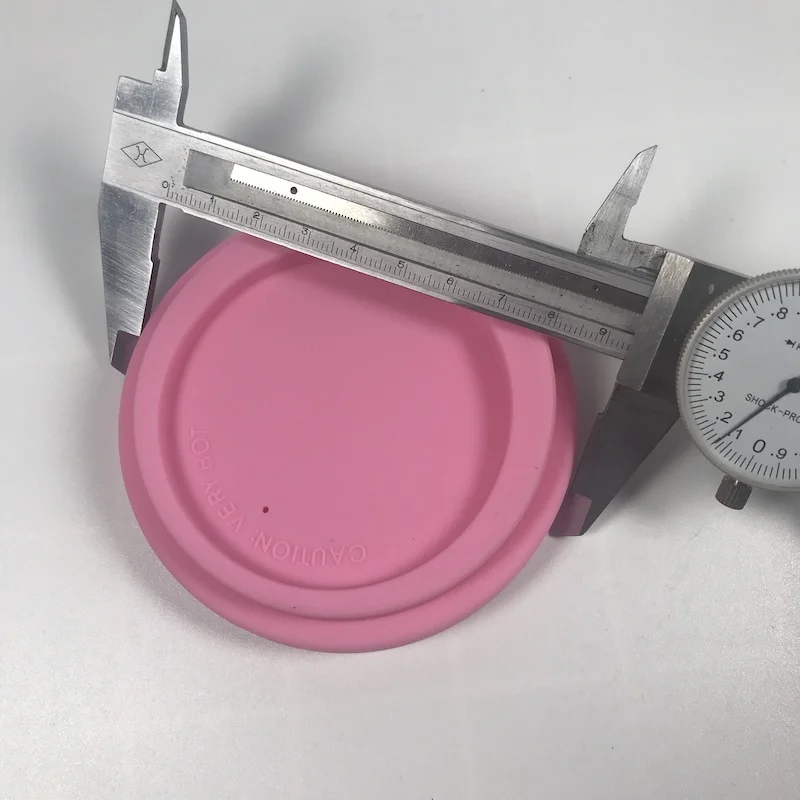 Самая популярная цветная силиконовая крышка 9,0 см в форме Луны для кофейной чашки