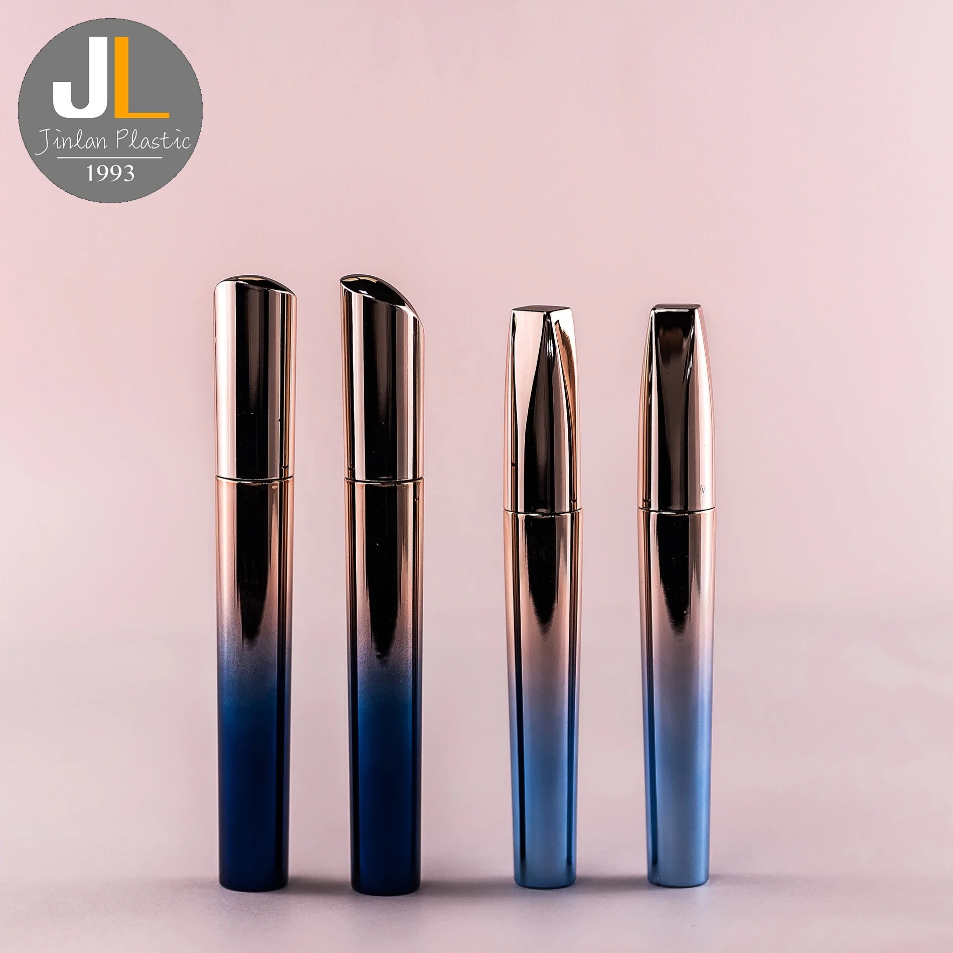 
PMMA Acrylic Lip Gloss Container Blue Lipgloss Tube 