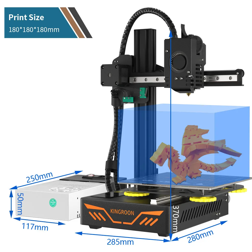 Kingroon KP3S 3.0 High Speed 3d Drucker DIY 3d printing machine  FDM impresora 3d printer