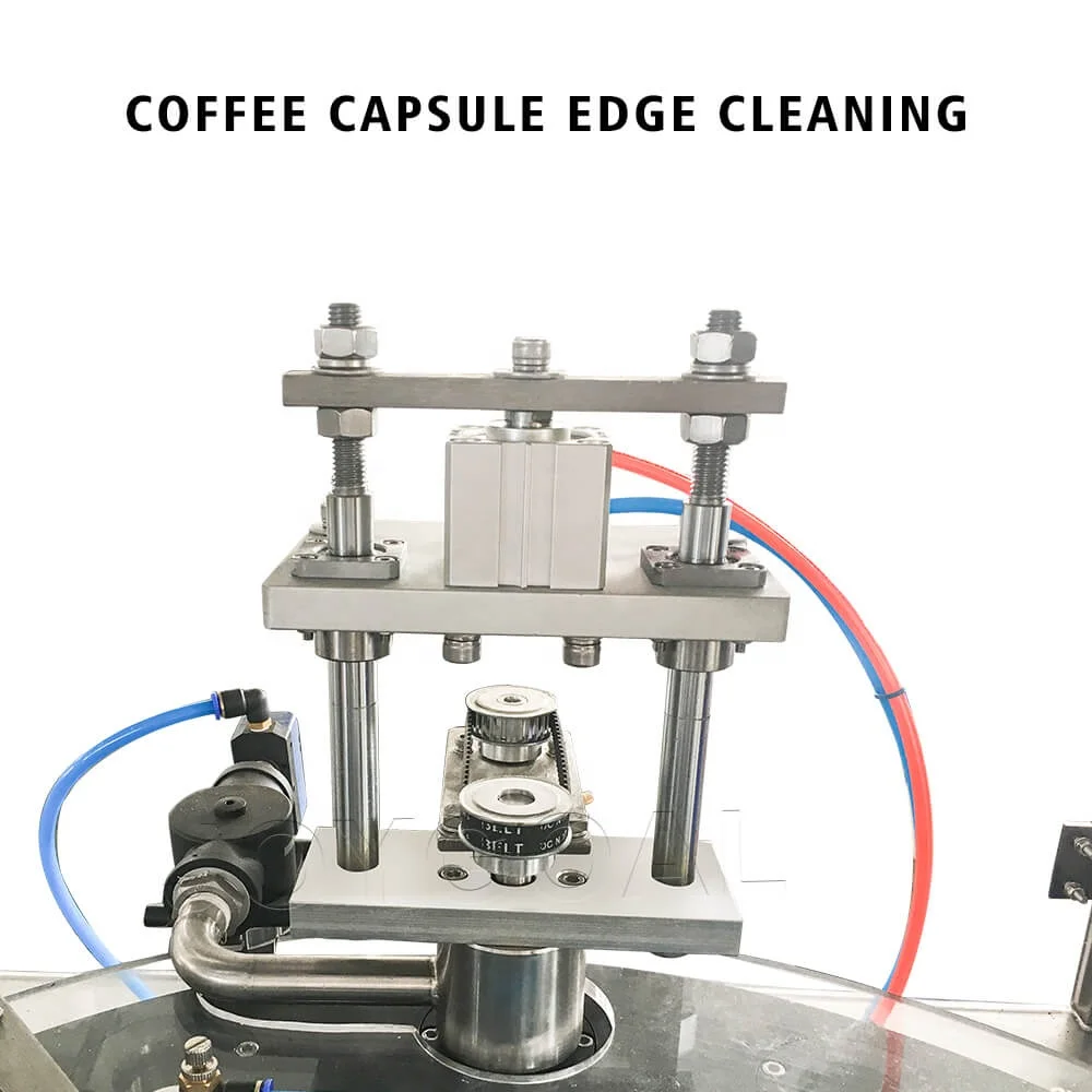  automatic rotary coffee capsule filling sealing machine
