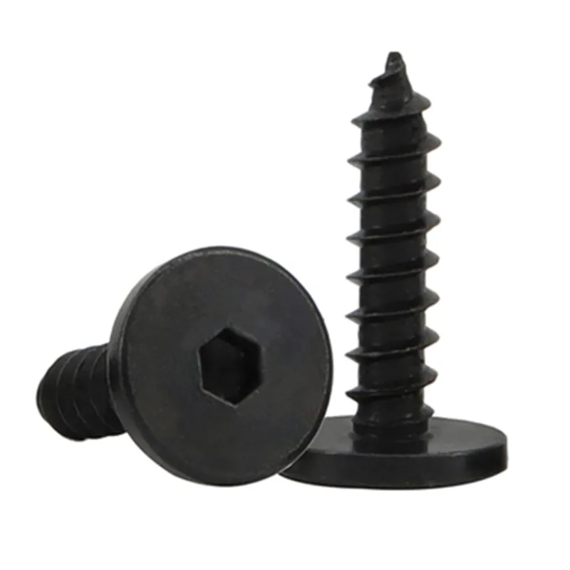 Stainless Steel Plain Allen Key L Key Screw Ultra Low profile Hex Socket Thin Head Cap Screw