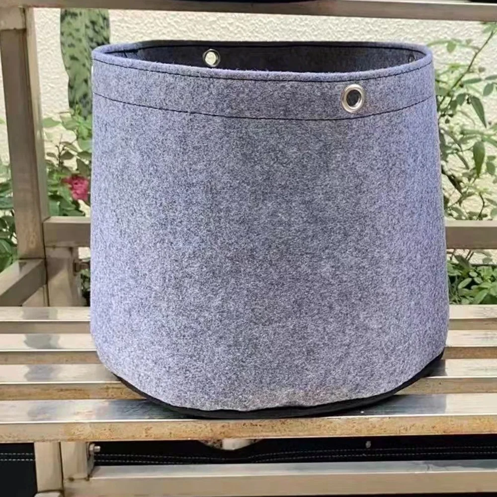 Бесплатные образцы, 5 упаковок, горшок для выращивания растений, 5 галлонов/19 литров, горшок из ткани, тяжелые нетканые мешки для выращивания из войлока