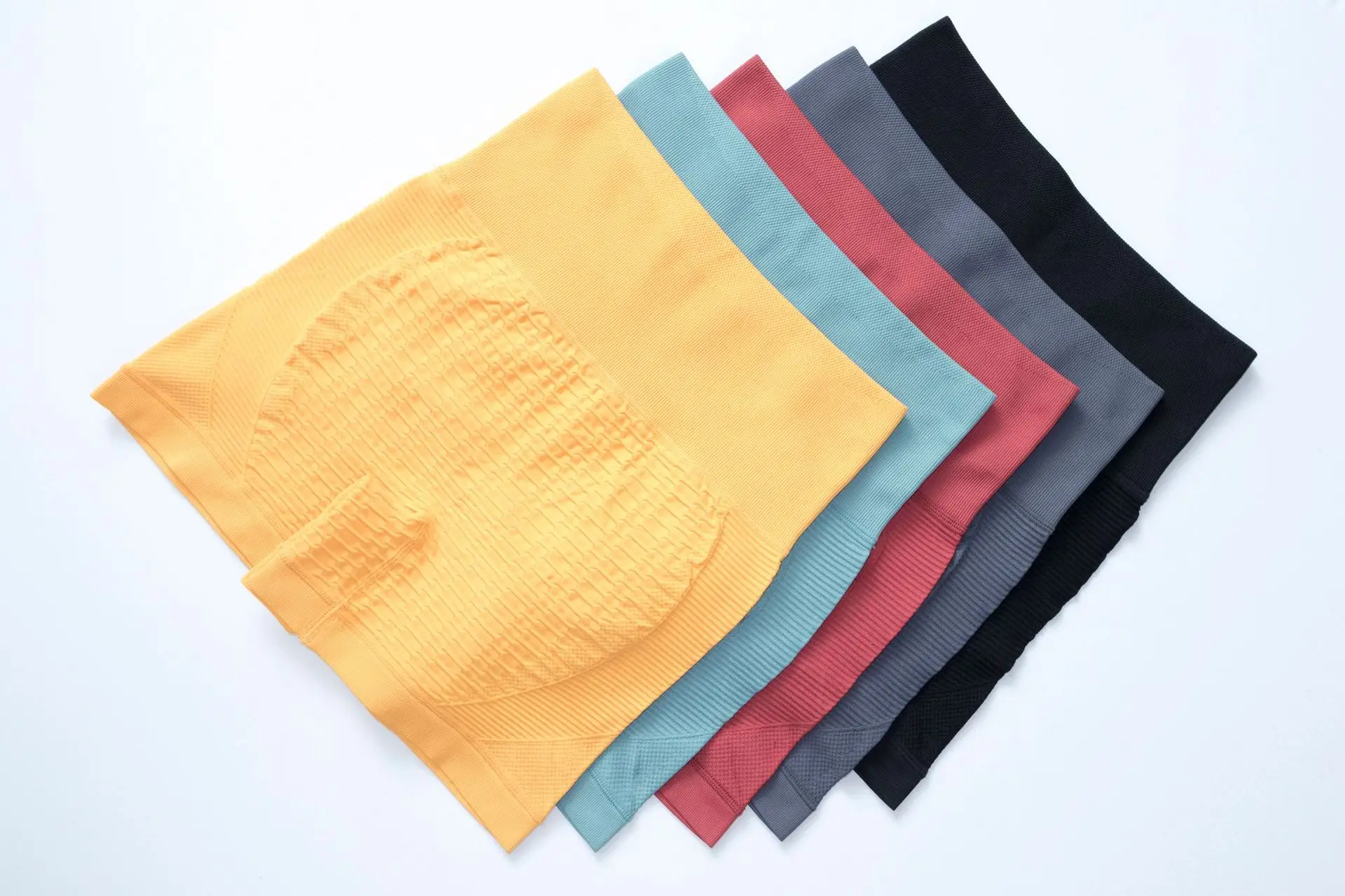 NANBIN High Waist Gym Sexy Skinny Leggings Tummy Moisture Absorption Seamless Knitted Sports Women Butt Lifts Shorts