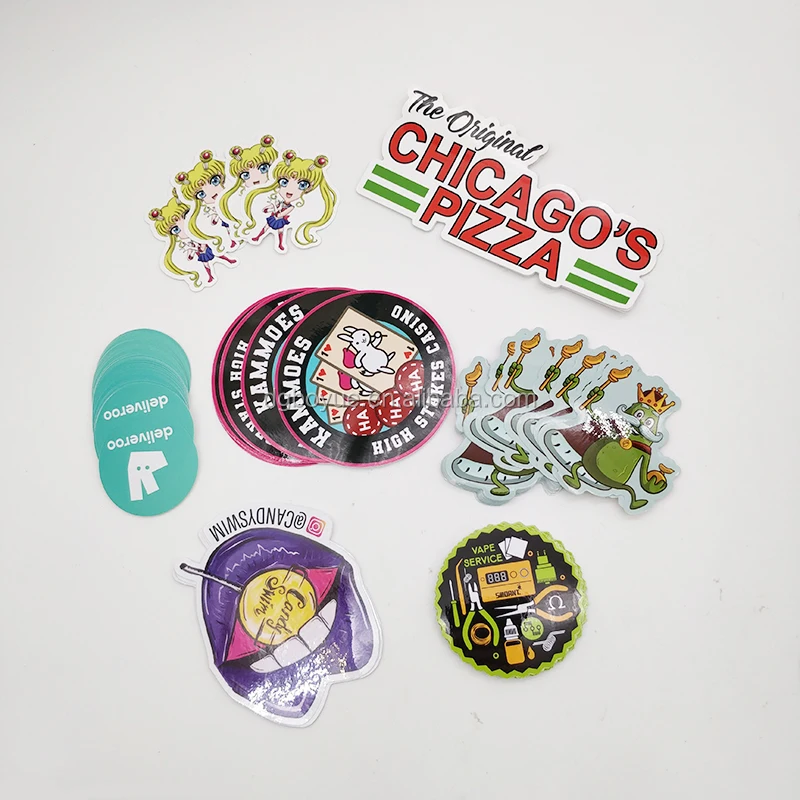 Китайский дешевый водонепроницаемый ПВХ мультяшный ноутбук персонализированный мотоцикл виниловый пользовательский стикер