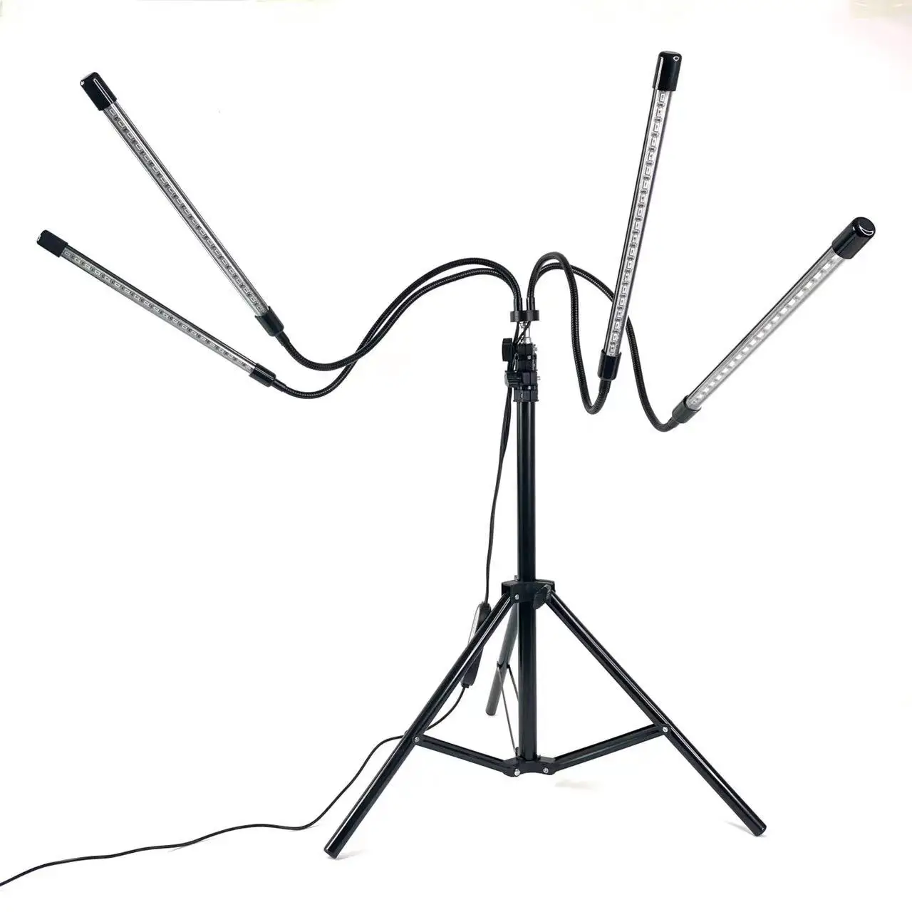 Three Color Adjustable Smart Indoor Plant Growth Light Four Tube LED Grow Light