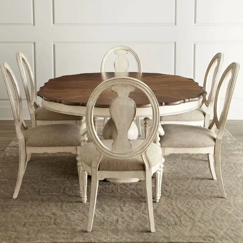 Custom furniture French style fashion high-end restaurant round table