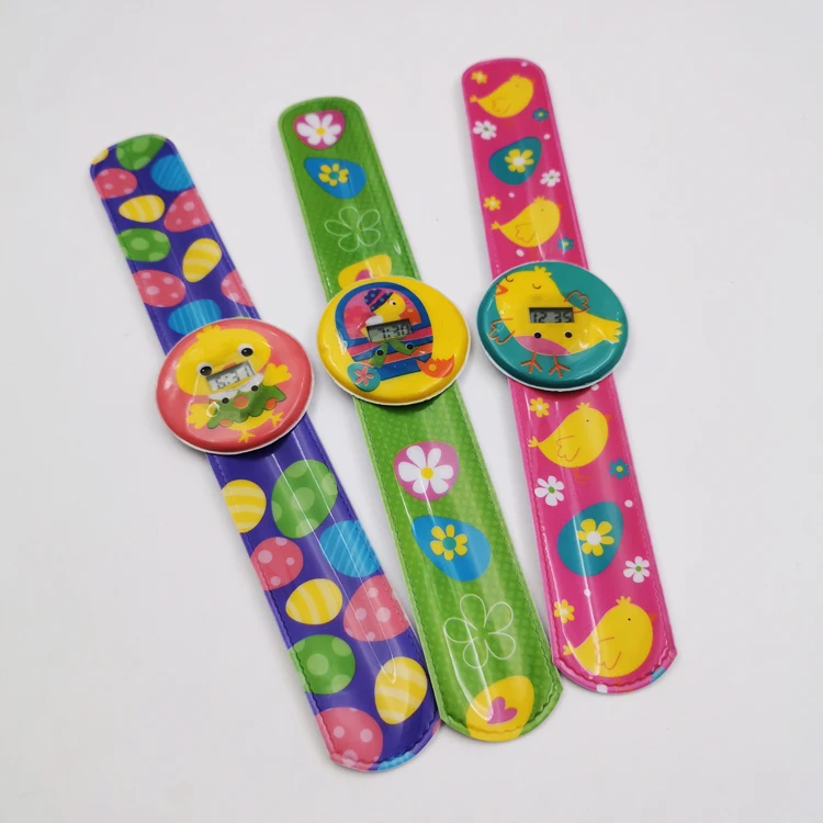 Alibaba Express promotion gift kids slap cartoon watch