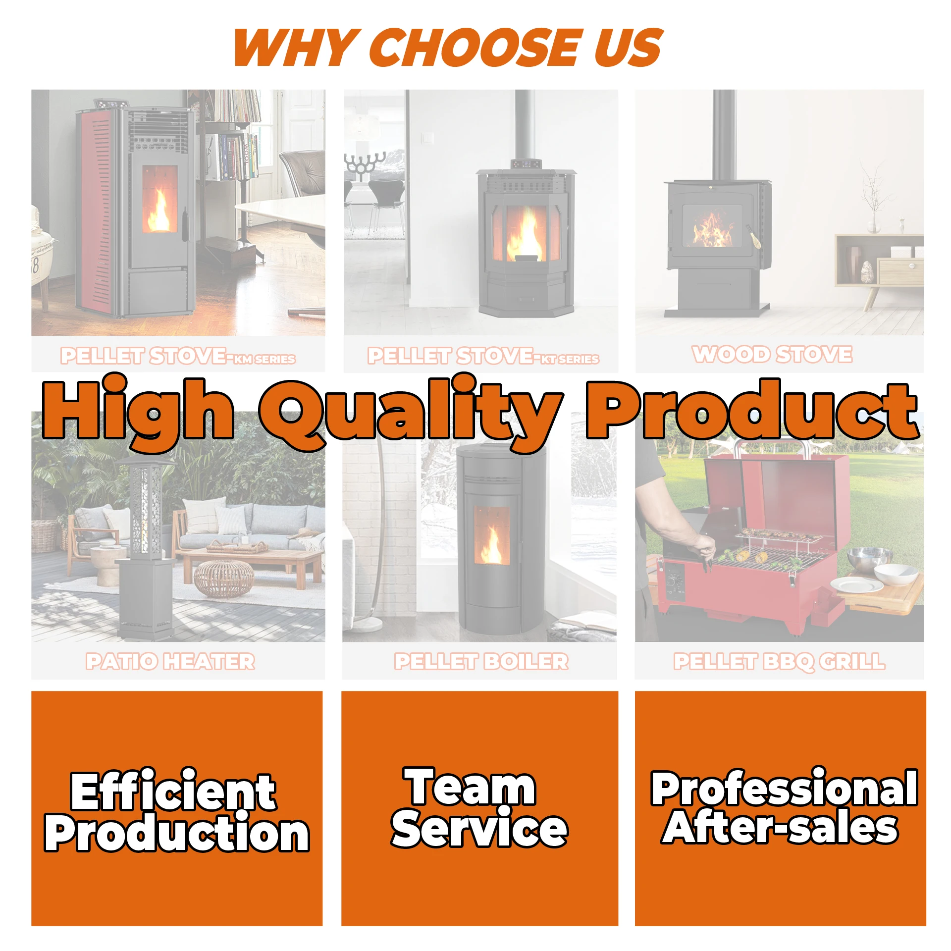 GF2201A  Indoor Smokeless Hydronic Pellet Stove Water Heater 22kw Estufa a Pellet Domestic Biomass  Hydro Pellet Stove Boiler