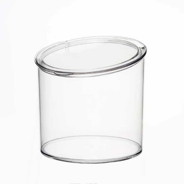 Custom Clear Plastic Jar Sealed Storage Containers For Kitchen Food Container for Display only