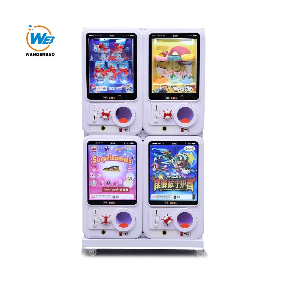 Hot Sale New Custom Capsule Egg Lucky Gift Machine For Sales Coin Pusher Mini Egg Gashapon Toy Machine Capsule Gashapon Machines