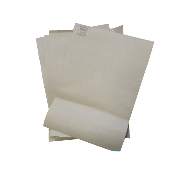 Unbleached bagasse pulp sheet