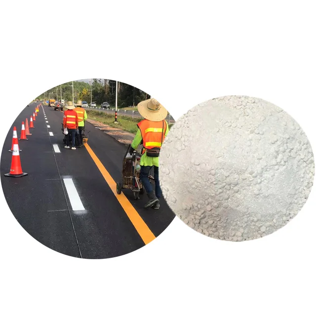 Traffic Road Line Marking Paint High Reflective Thermoplastic White Powder Coating Hot Melt Paint