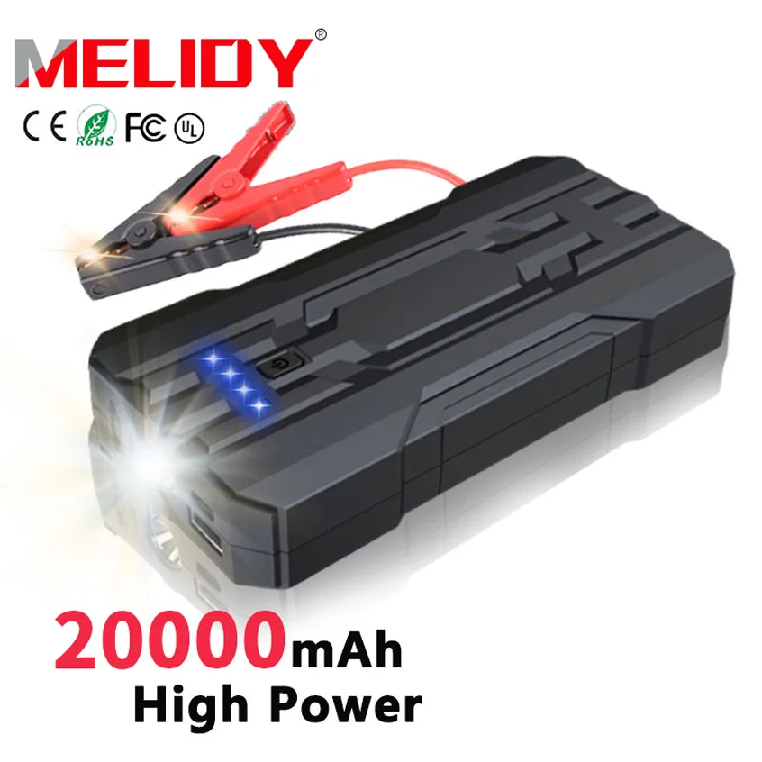 4000A Jump Starter Flashlight Auto 1000A Battery 98000 2In 1 And Air Compressor