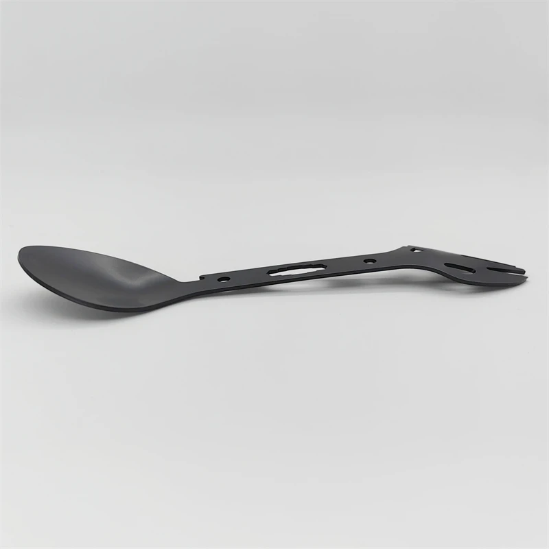 JKCS-003 Survival Gear Stainless Camping Cookware Multifunction Steel Knife Spoon Fork For Outdoor Camping