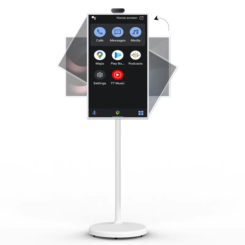 Samidisplay 32-Inch Private Capacitive Touch Fitness Display Monitor 1920x1080 Resolution USB IPS LCD Android with Stand