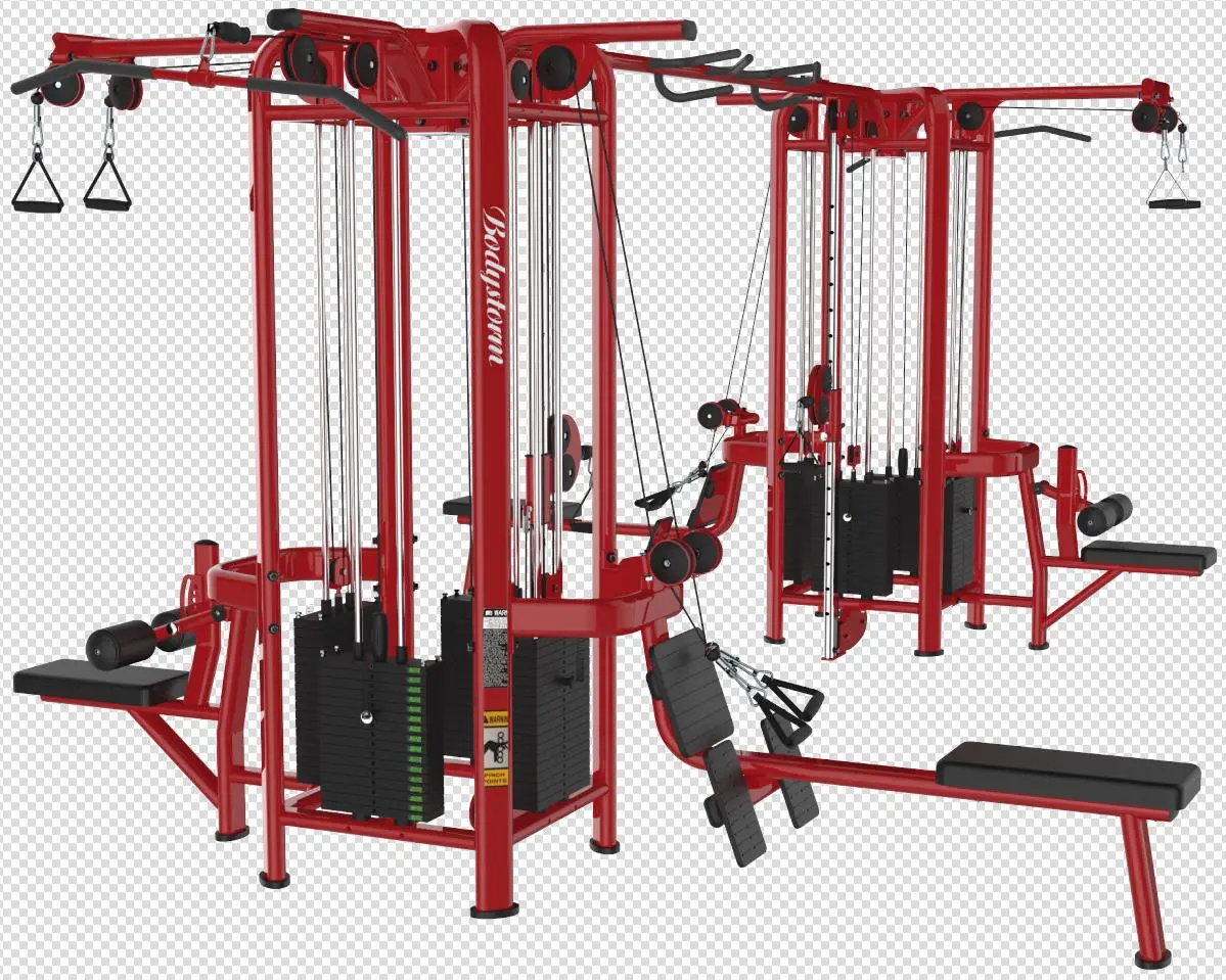 Rockson ROC FITNESS коммерческий 8-Stack Multi MULTI GYM JUNGLE 4 станция 8