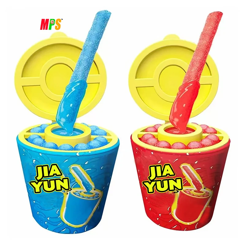 Supplier Custom Private Label Sweets Chewy Gummy Sticks Soft Candy Fruit Juicy Jam Jelly Sour Gummy