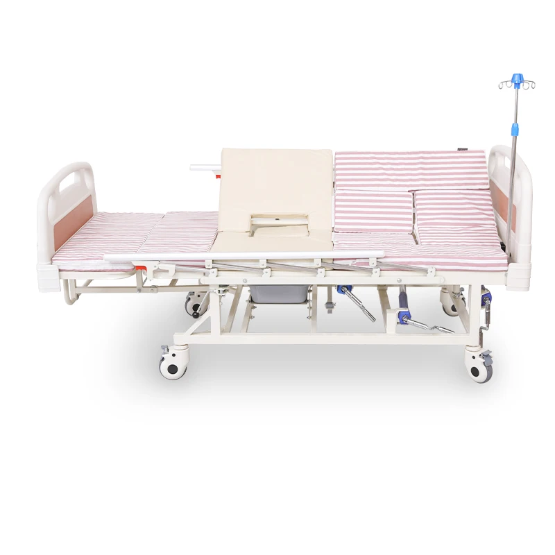 Medical Equipment Multifunction Medical Bed for Home Care Hospital Manual Medical Bed Best Price Foldable Nursing Beds