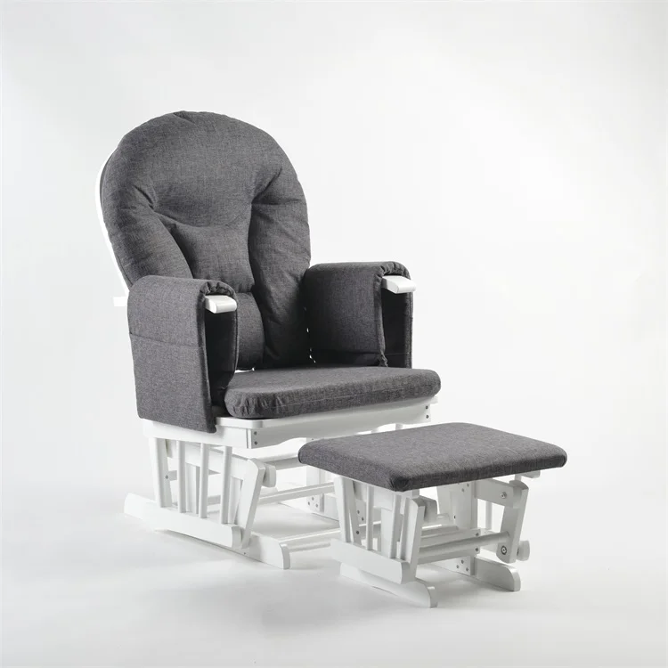 Mothercare Baby Rocker Glider Nursery Rocker Chair and Ottoman Stool