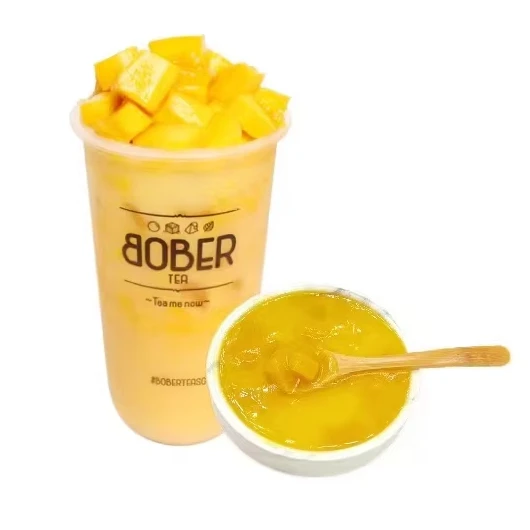 BOBER TEA 2.5 kilograms of sweet fruit flavored mango juice, jam syrup and tea brewing