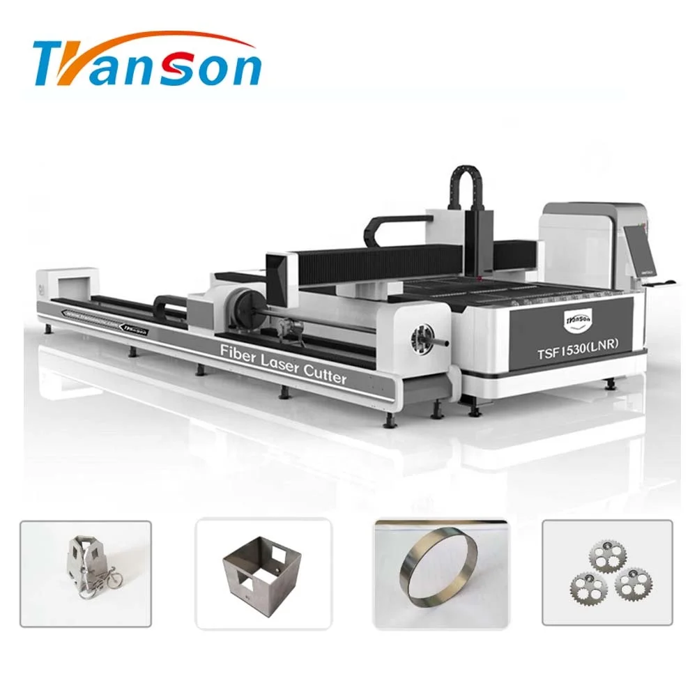 1530 1000W Metal Tube And Plate Fiber Laser Cutting Machine With 6m Rotary For Metal Plate Metal Tube Cutting