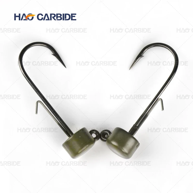Bass Fishing Jig head fishing hook OEM tungsten ned jig head hook