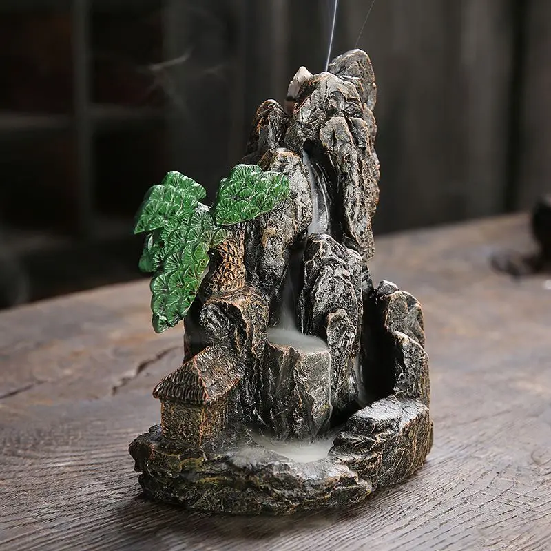 Прямая продажа с фабрики оптом кадило держатель Дым обратного потока конус керамическая курильница для благовоний