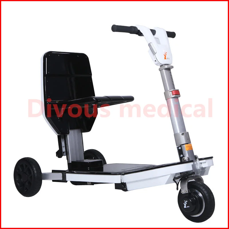 Magnesium Alloy Luggage Remote Trunk Folding Three-Wheel Electric Mobility Scooter For Elderly On The Board tricycle motorcycle