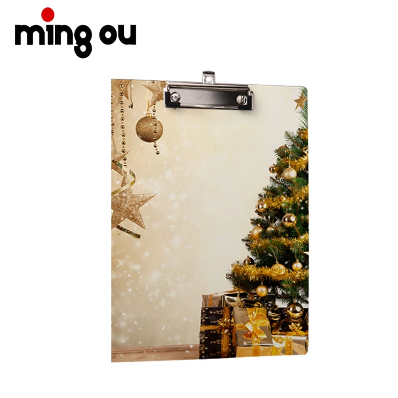 Office Stationery Factory Made Office Sublimation MDF Wooden Clip Writing Board Clipboard