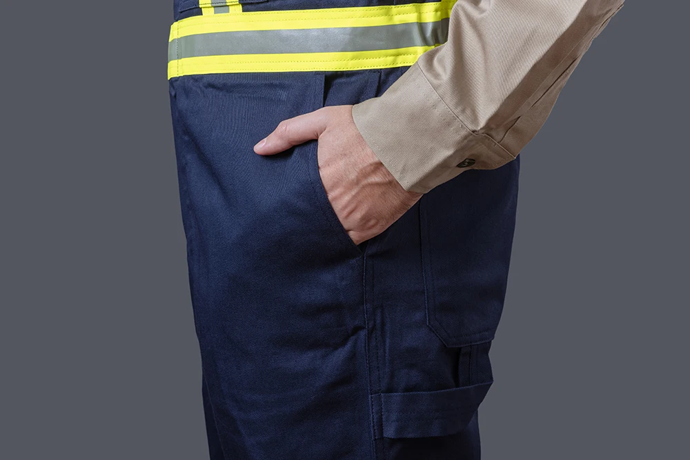 Factory Direct Custom Fire Resistant Reflective Work Men Mechanic Bid Overalls