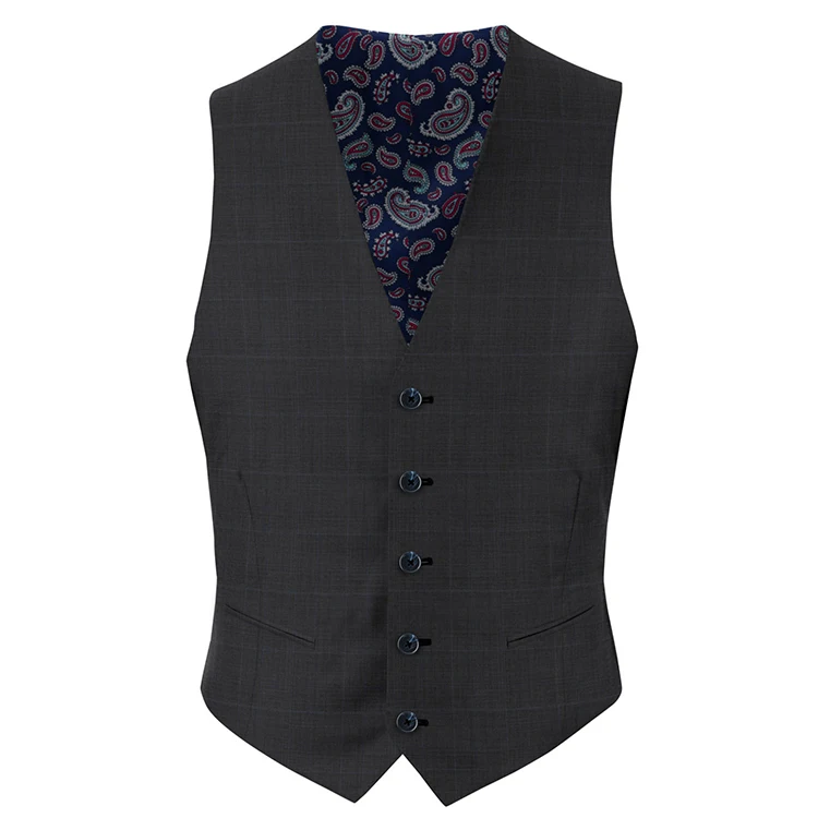 
MIM оптовая продажа жилет деловой Официальный Мужской индивидуальный приталенный деловой Свадебный костюм жилет 