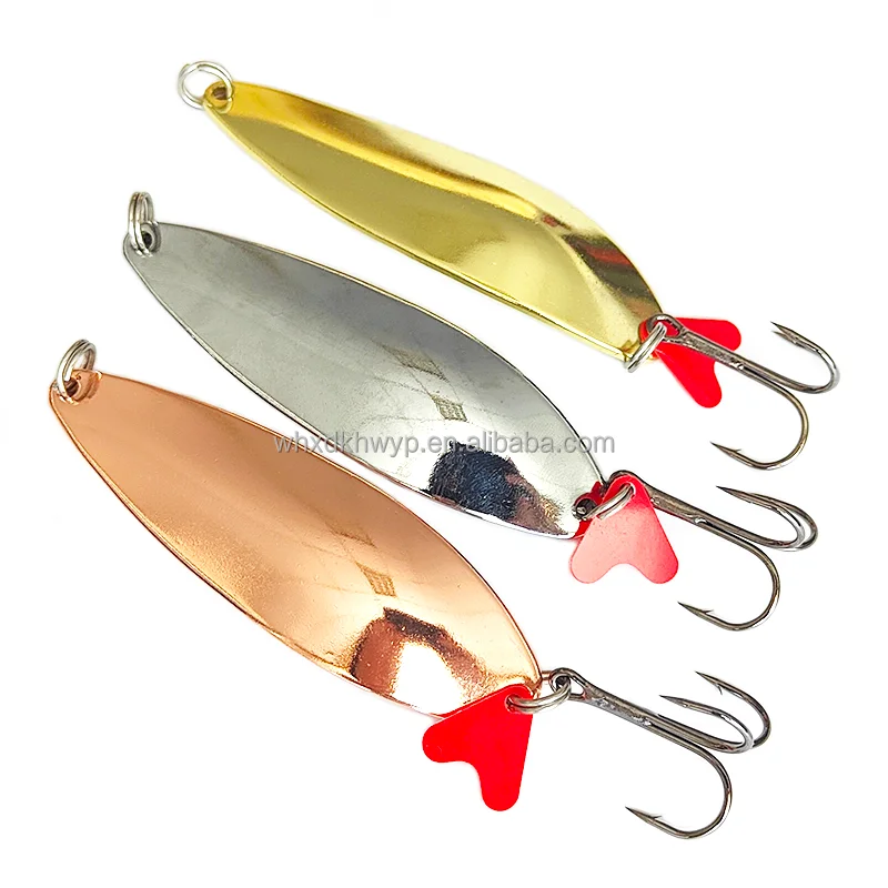MISTER LURE 28g 85mm Treble Hooks Fishing Spoons Hard Metal Spoon Lures Sea Lure Articulos De Pesca