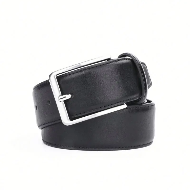 Alfa Cheap Wholesale Mens Black Dress Pu Leather Wallet Belt