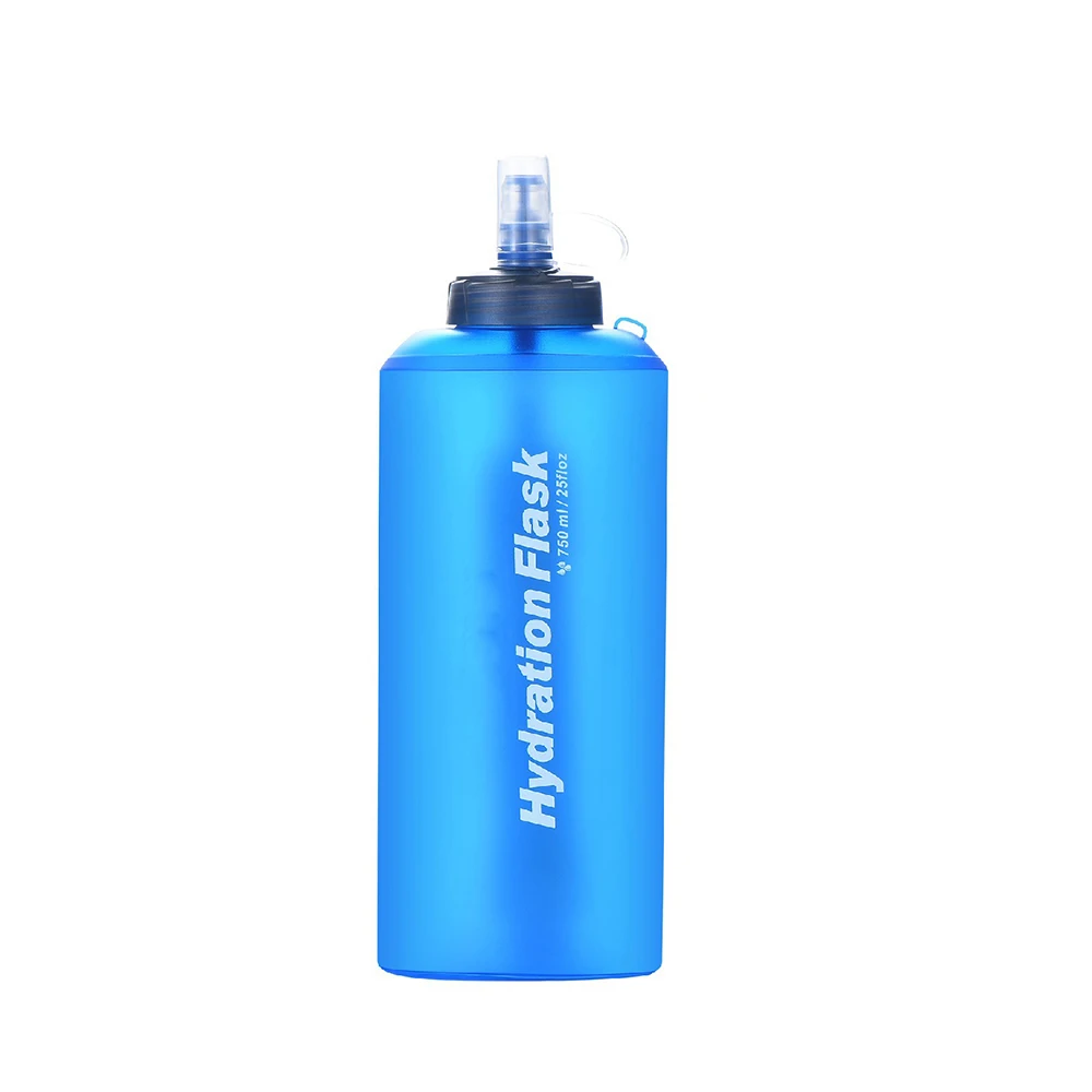 Oem/Odm Folding Bottle Foldable 250Ml 350Ml 500Ml Blue Green Gray Tpu Running Foldable Kettle Collapsible Soft Water Bottle