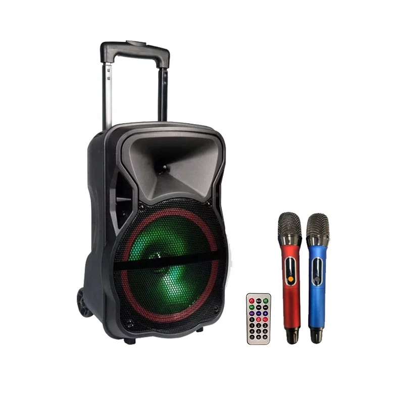 LEISOUND Hot and Classical High Quality 15 inch Speaker with Rechargeable Battery