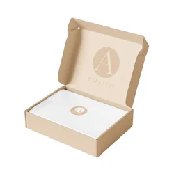 Colorful Mailer box Custom with Logo for Clothing Packaging Corrugated Paper Boxes Orange Color Printing Shipping Boxes