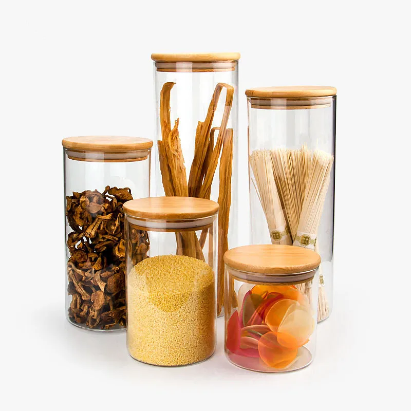 High borosilicate glass snap joint storage jar  sealed tank seal pot