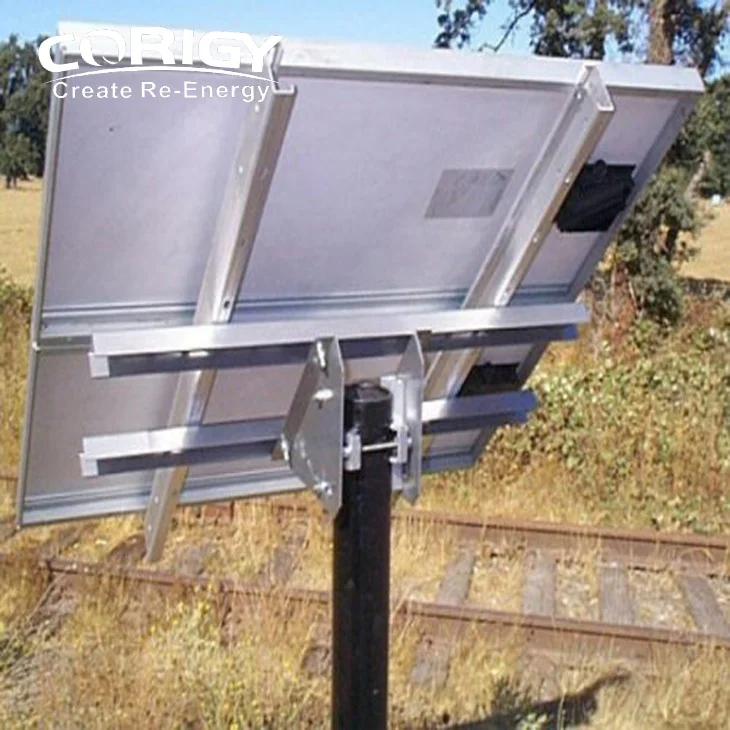 Professional Design Carbon Steel Single Pole Solar Mounting System Solar Pole Racks Ground Solar Support